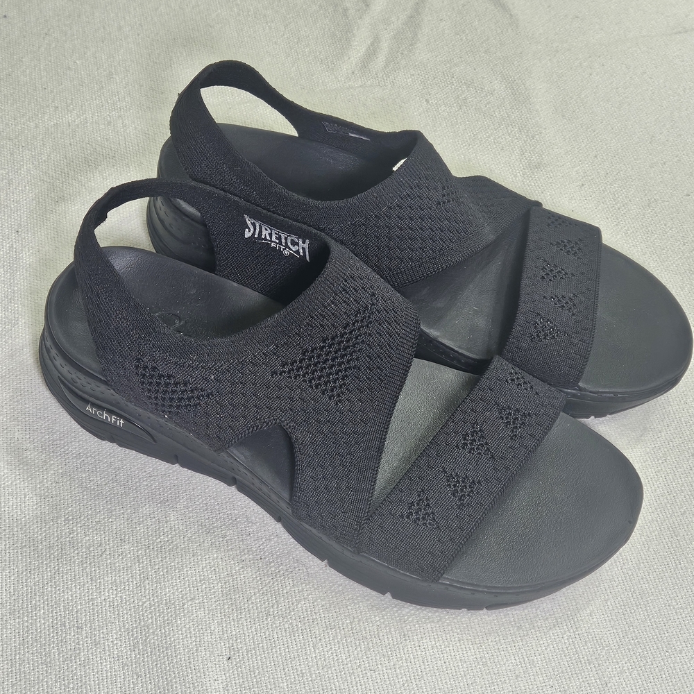 Comfort Women's Black ArchFit Sandals